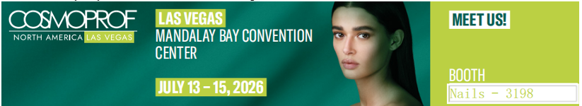 Cosmoprof Las Vegas 2026 (13 a 15 de julho): Joyrich / Best Brush apresenta escovas de unhas profissionais personalizadas para parceiros B2B de atacado e marcas próprias