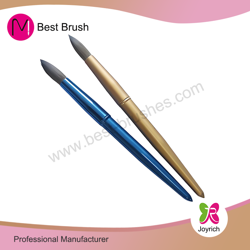 Blue Metal Kolinsky Acryilc unha Brush