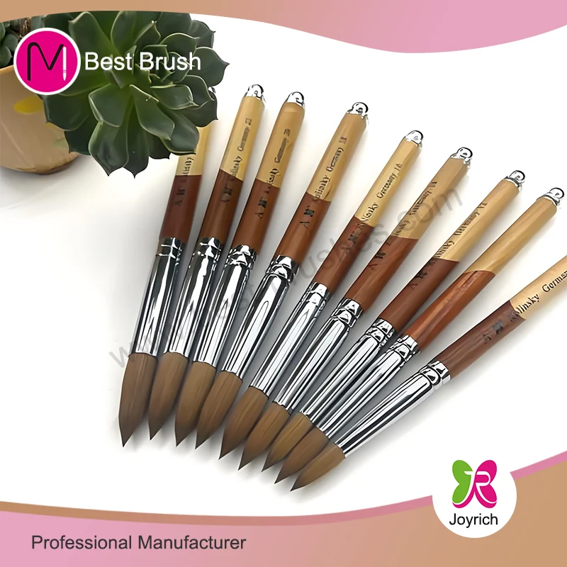 Coroa 100% Kolinsky Acrílico Brush